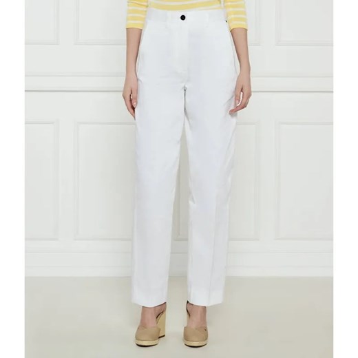Tommy Hilfiger Spodnie chino BARREL | Relaxed fit ze sklepu Gomez Fashion Store w kategorii Spodnie damskie - zdjęcie 184522080