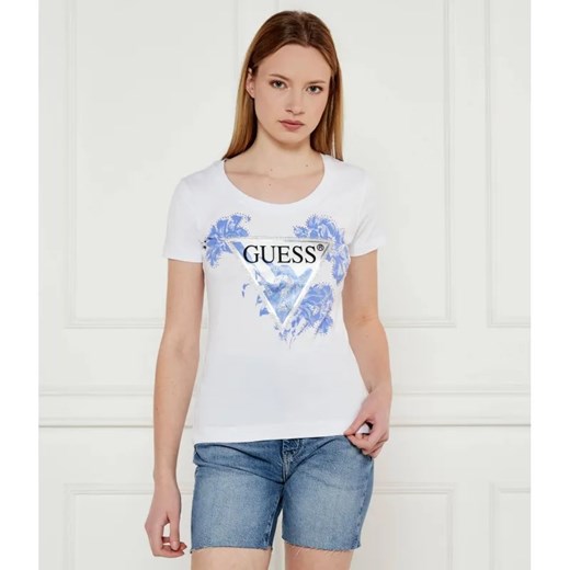 GUESS T-shirt | Slim Fit ze sklepu Gomez Fashion Store w kategorii Bluzki damskie - zdjęcie 184522082