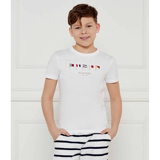 Tommy Hilfiger T-shirt | Regular Fit ze sklepu Gomez Fashion Store w kategorii T-shirty chłopięce - zdjęcie 184522113