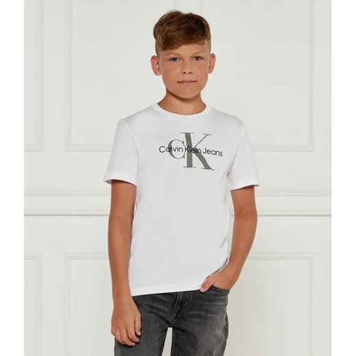 Calvin Klein Jeans T-shirt | Regular Fit ze sklepu Gomez Fashion Store w kategorii T-shirty chłopięce - zdjęcie 184522132