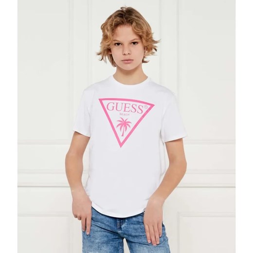 Guess T-shirt | Regular Fit ze sklepu Gomez Fashion Store w kategorii T-shirty chłopięce - zdjęcie 184522184