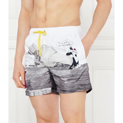 Iceberg Szorty kąpielowe ICEBERG X LOONEY TUNES | Regular Fit ze sklepu Gomez Fashion Store w kategorii Kąpielówki - zdjęcie 184522233