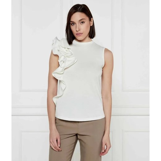 Liu Jo Bluzka Volant | Regular Fit ze sklepu Gomez Fashion Store w kategorii Bluzki damskie - zdjęcie 184522331