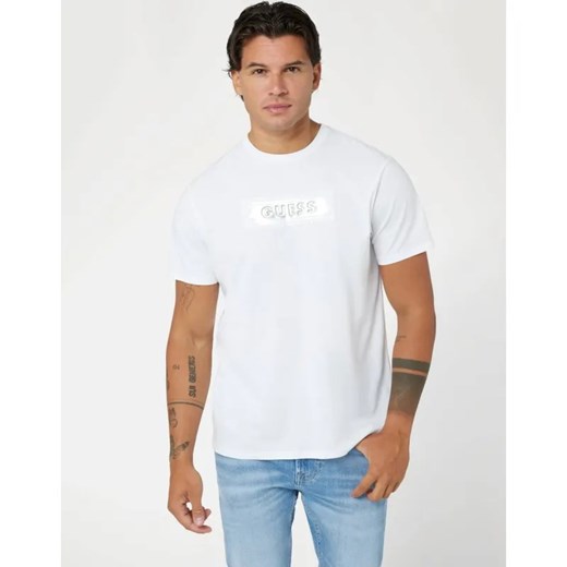 GUESS T-shirt DEBOSS | Slim Fit ze sklepu Gomez Fashion Store w kategorii T-shirty męskie - zdjęcie 184522343
