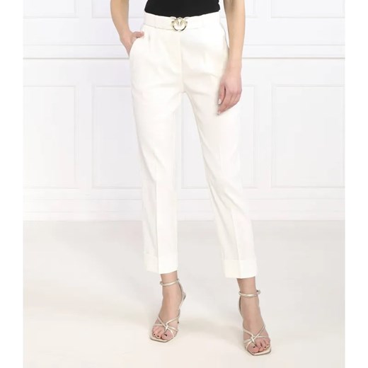 Pinko Lniane spodnie | Regular Fit ze sklepu Gomez Fashion Store w kategorii Spodnie damskie - zdjęcie 184522400