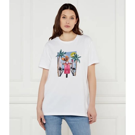 Liu Jo T-shirt | Regular Fit ze sklepu Gomez Fashion Store w kategorii Bluzki damskie - zdjęcie 184522410