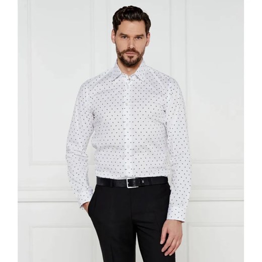 BOSS BLACK Koszula C-ROAN-kent-C1-243 | Slim Fit | stretch ze sklepu Gomez Fashion Store w kategorii Koszule męskie - zdjęcie 184522421