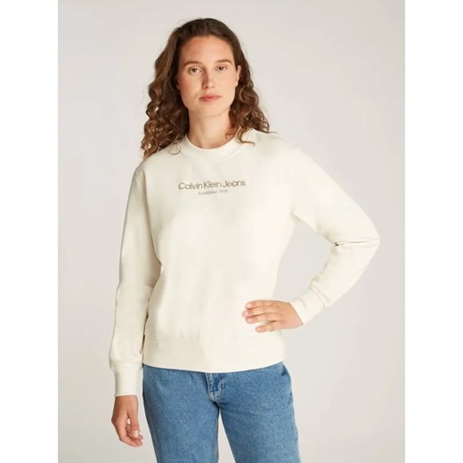 Calvin Klein Jeans Bluza INSTITUTIONAL | Regular Fit ze sklepu Gomez Fashion Store w kategorii Bluzy damskie - zdjęcie 184522494