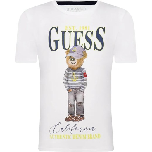 Guess T-shirt | Regular Fit ze sklepu Gomez Fashion Store w kategorii T-shirty chłopięce - zdjęcie 184522512