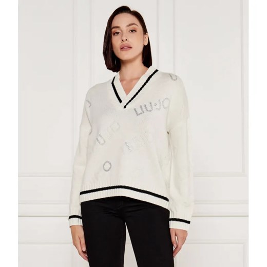 Liu Jo Sport Sweter | z dodatkiem wełny ze sklepu Gomez Fashion Store w kategorii Swetry damskie - zdjęcie 184522534