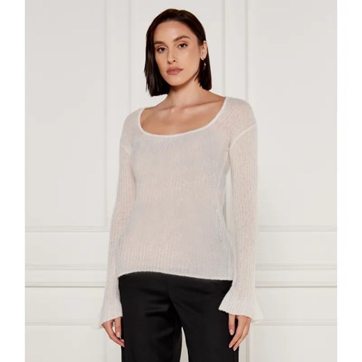Pinko Sweter MUNCHKIN | Regular Fit | z dodatkiem jedwabiu ze sklepu Gomez Fashion Store w kategorii Swetry damskie - zdjęcie 184522570