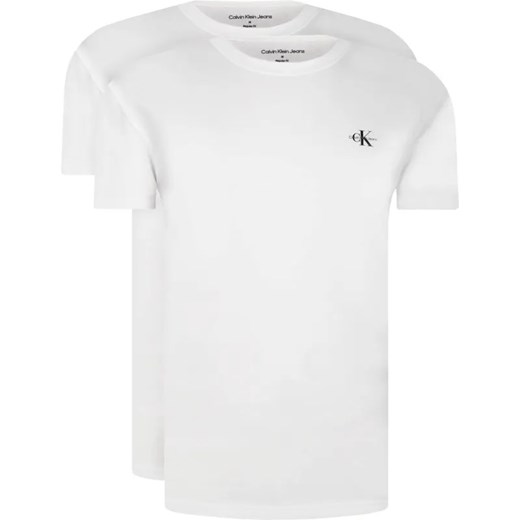 Calvin Klein Jeans T-shirt 2-pack | Regular Fit ze sklepu Gomez Fashion Store w kategorii T-shirty męskie - zdjęcie 184522571