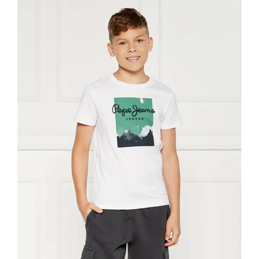 Pepe Jeans London T-shirt RAFER | Regular Fit ze sklepu Gomez Fashion Store w kategorii T-shirty chłopięce - zdjęcie 184522580