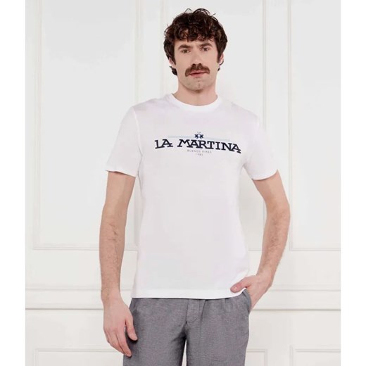 La Martina T-shirt | Regular Fit ze sklepu Gomez Fashion Store w kategorii T-shirty męskie - zdjęcie 184522612