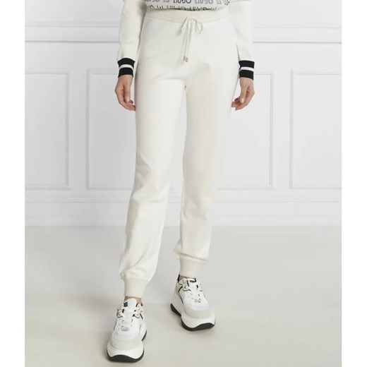 Liu Jo Sport Spodnie dzianinowe | Regular Fit ze sklepu Gomez Fashion Store w kategorii Spodnie damskie - zdjęcie 184522621