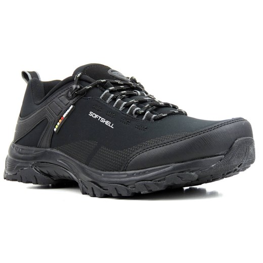 Trekkingi męskie, buty górskie - AMERICAN CLUB Softshell WT83/22, czarne ze sklepu ulubioneobuwie w kategorii Buty trekkingowe męskie - zdjęcie 184523431