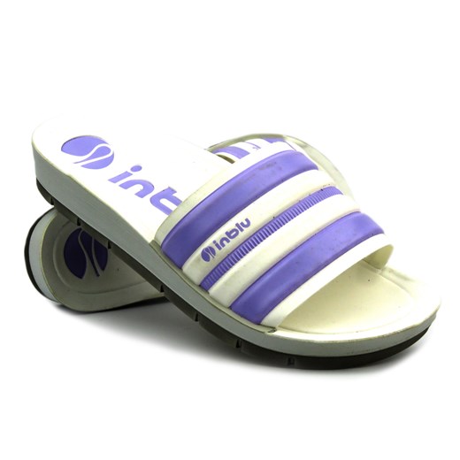 Klapki damskie - Inblu SWIM, fioletowe ze sklepu ulubioneobuwie w kategorii Klapki damskie - zdjęcie 184523840