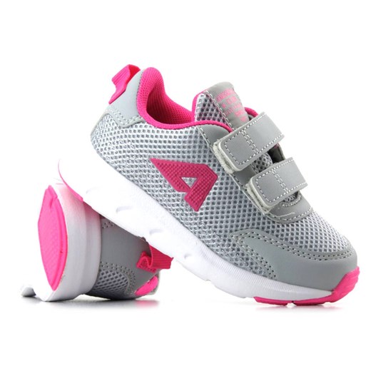 Sportowe buty, adidaski dziecięce  - AMERICAN CLUB ES 127/23, szare ze sklepu ulubioneobuwie w kategorii Buty sportowe dziecięce - zdjęcie 184524184