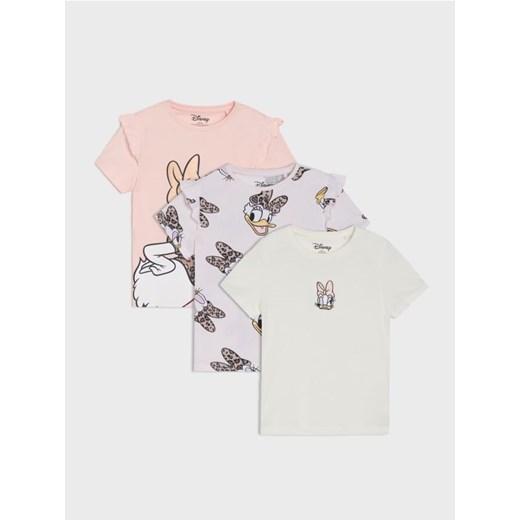 Sinsay - Koszulki 3 pack Disney - różowy ze sklepu Sinsay w kategorii Bluzki dziewczęce - zdjęcie 184525433