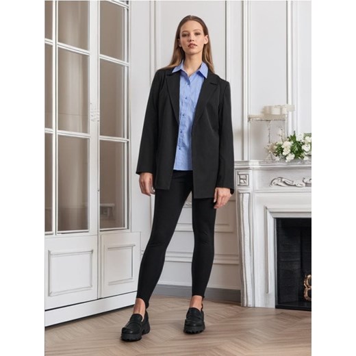 Sinsay - Legginsy z zapiętkiem - czarny ze sklepu Sinsay w kategorii Spodnie damskie - zdjęcie 184525444