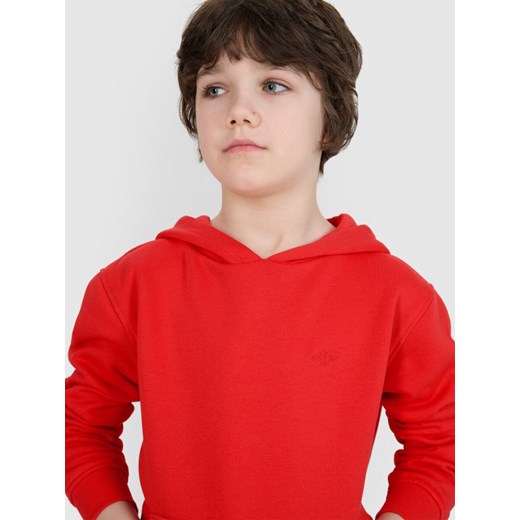 Chłopięce bluza dresowa nierozpinana bez kaptura 4F 4FJRAW24TSWSM1833 - 4f Junior 164 promocja Sportstylestory.com