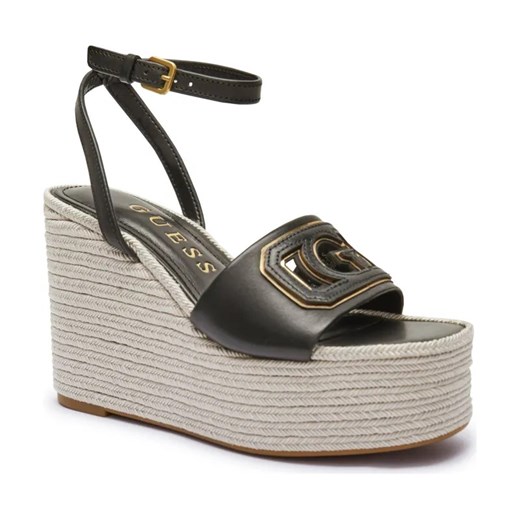 Guess Skórzane koturny JESSON ze sklepu Gomez Fashion Store w kategorii Espadryle damskie - zdjęcie 184526000