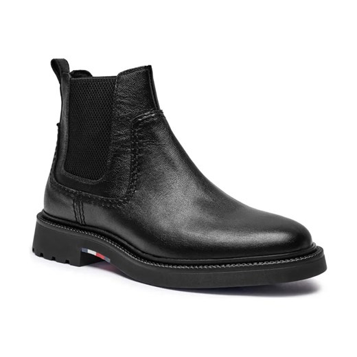 Tommy Hilfiger Skórzane sztyblety CHELSEA ze sklepu Gomez Fashion Store w kategorii Buty zimowe męskie - zdjęcie 184526051