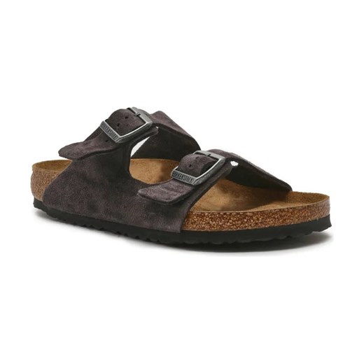 Birkenstock Skórzane klapki Arizona VL SFB 46 wyprzedaż Gomez Fashion Store