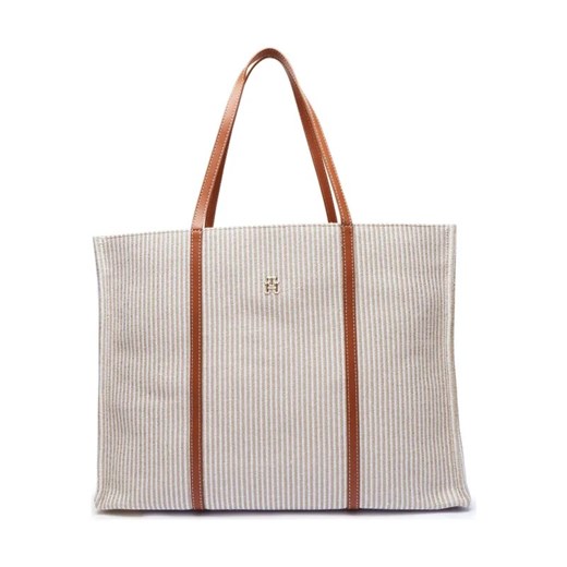 Tommy Hilfiger Shopperka | z dodatkiem skóry ze sklepu Gomez Fashion Store w kategorii Torby Shopper bag - zdjęcie 184526094