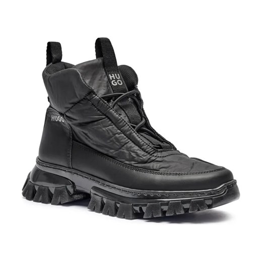 HUGO KIDS Buty wysokie | z dodatkiem skóry ze sklepu Gomez Fashion Store w kategorii Buty zimowe dziecięce - zdjęcie 184526154