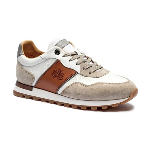 La Martina Skórzane sneakersy RUNNING ze sklepu Gomez Fashion Store w kategorii Buty sportowe męskie - zdjęcie 184526220