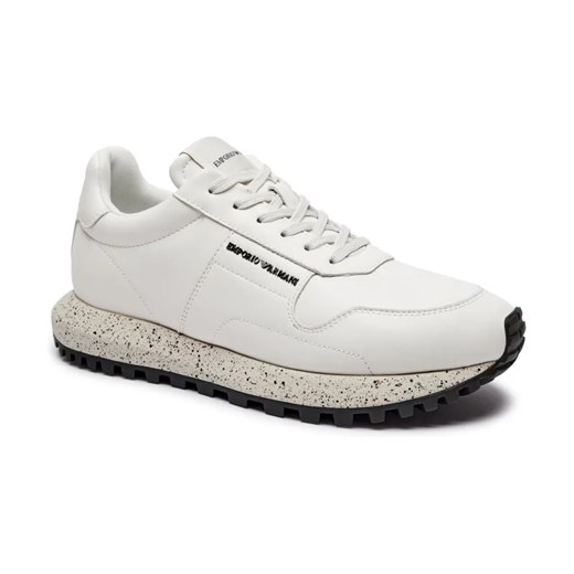 Emporio Armani Skórzane sneakersy ze sklepu Gomez Fashion Store w kategorii Buty sportowe męskie - zdjęcie 184526230