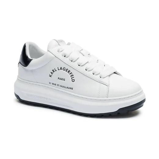 Karl Lagerfeld Skórzane sneakersy KAPRI LUG Maison ze sklepu Gomez Fashion Store w kategorii Buty sportowe męskie - zdjęcie 184526232