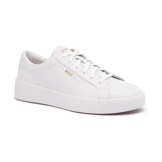 BOSS BLACK Skórzane sneakersy Belwar ze sklepu Gomez Fashion Store w kategorii Buty sportowe męskie - zdjęcie 184526241