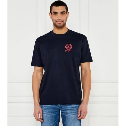 Guess Jeans T-shirt EMBROIDE | Oversize fit ze sklepu Gomez Fashion Store w kategorii T-shirty męskie - zdjęcie 184526483