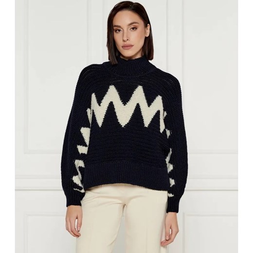 Ba&sh Wełniany golf | Loose fit ze sklepu Gomez Fashion Store w kategorii Swetry damskie - zdjęcie 184526513