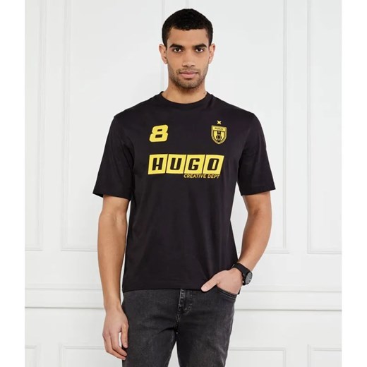 Hugo Blue T-shirt Nebulop | Regular Fit ze sklepu Gomez Fashion Store w kategorii T-shirty męskie - zdjęcie 184526602