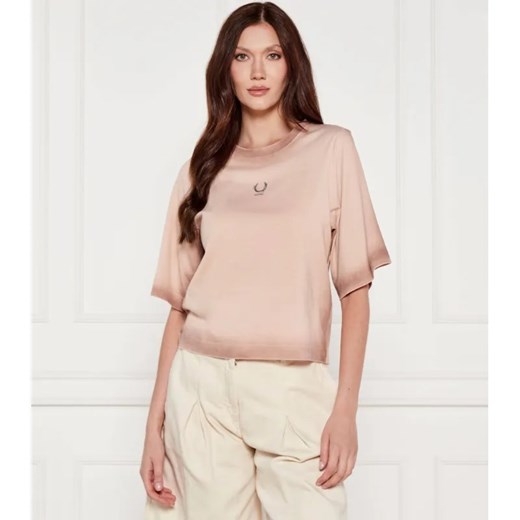 Pinko T-shirt Reimagine Pinko x Patrick McDowell | Oversize fit ze sklepu Gomez Fashion Store w kategorii Bluzki damskie - zdjęcie 184526640