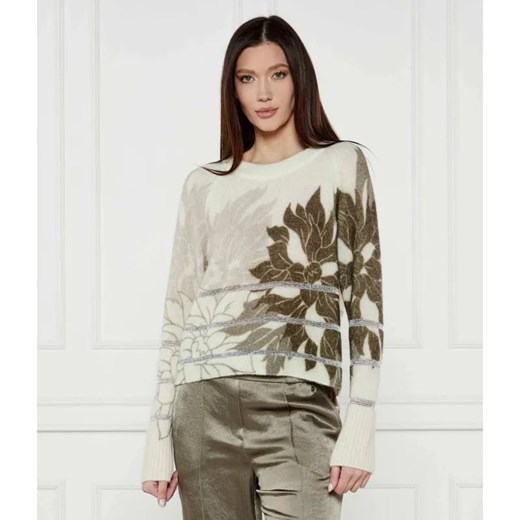 Marc Cain Wełniany sweter | Loose fit ze sklepu Gomez Fashion Store w kategorii Swetry damskie - zdjęcie 184526663