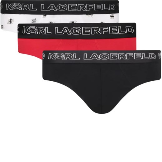 Karl Lagerfeld Slipy 3-pack ze sklepu Gomez Fashion Store w kategorii Majtki męskie - zdjęcie 184526692