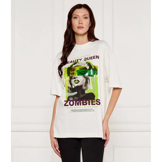 HUGO T-shirt Dargex | Oversize fit ze sklepu Gomez Fashion Store w kategorii Bluzki damskie - zdjęcie 184526702
