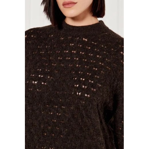 Samsøe Samsøe Wełniany sweter Saanour | Classic fit L okazja Gomez Fashion Store