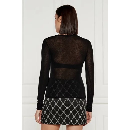 Patrizia Pepe Bluzka | Slim Fit | z dodatkiem kaszmiru Patrizia Pepe L okazyjna cena Gomez Fashion Store