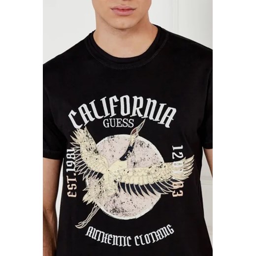 GUESS T-shirt HERON | Regular Fit Guess M okazja Gomez Fashion Store