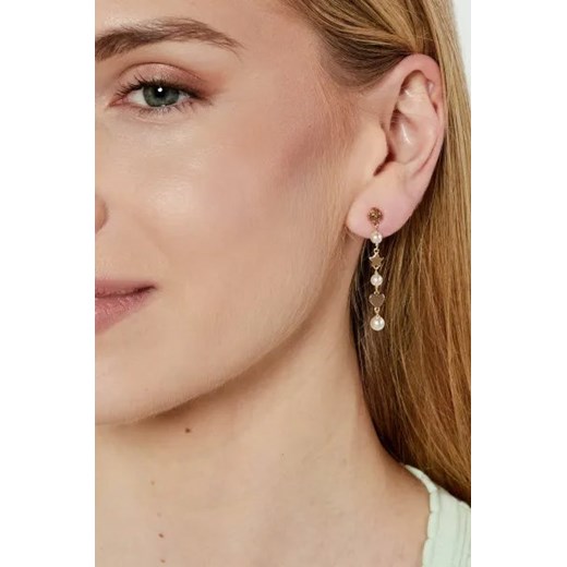 TORY BURCH Kolczyki Kira Linear Pear Tory Burch OS okazyjna cena Gomez Fashion Store