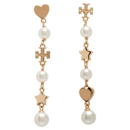 TORY BURCH Kolczyki Kira Linear Pear Tory Burch OS wyprzedaż Gomez Fashion Store