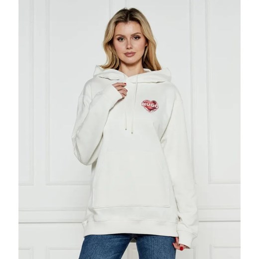 HUGO Bluza Dejandra | Relaxed fit ze sklepu Gomez Fashion Store w kategorii Bluzy damskie - zdjęcie 184531094