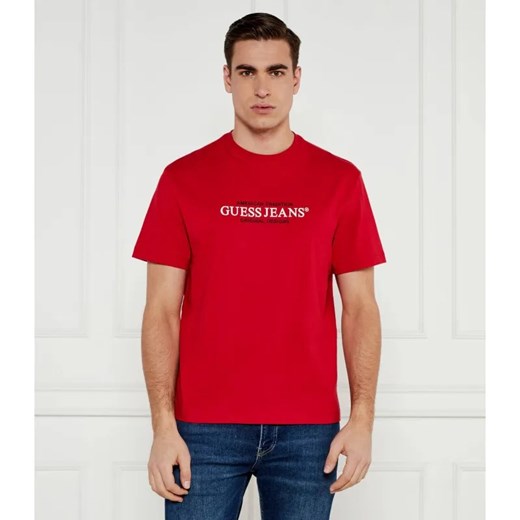 Guess Jeans T-shirt | Regular Fit ze sklepu Gomez Fashion Store w kategorii T-shirty męskie - zdjęcie 184531183