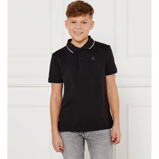 Calvin Klein Jeans Polo | Regular Fit ze sklepu Gomez Fashion Store w kategorii T-shirty chłopięce - zdjęcie 184531224