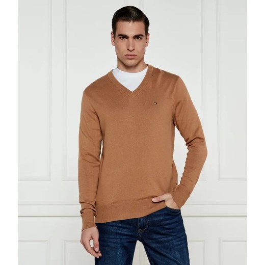 Tommy Hilfiger Sweter | Regular Fit | z dodatkiem kaszmiru ze sklepu Gomez Fashion Store w kategorii Swetry męskie - zdjęcie 184531410
